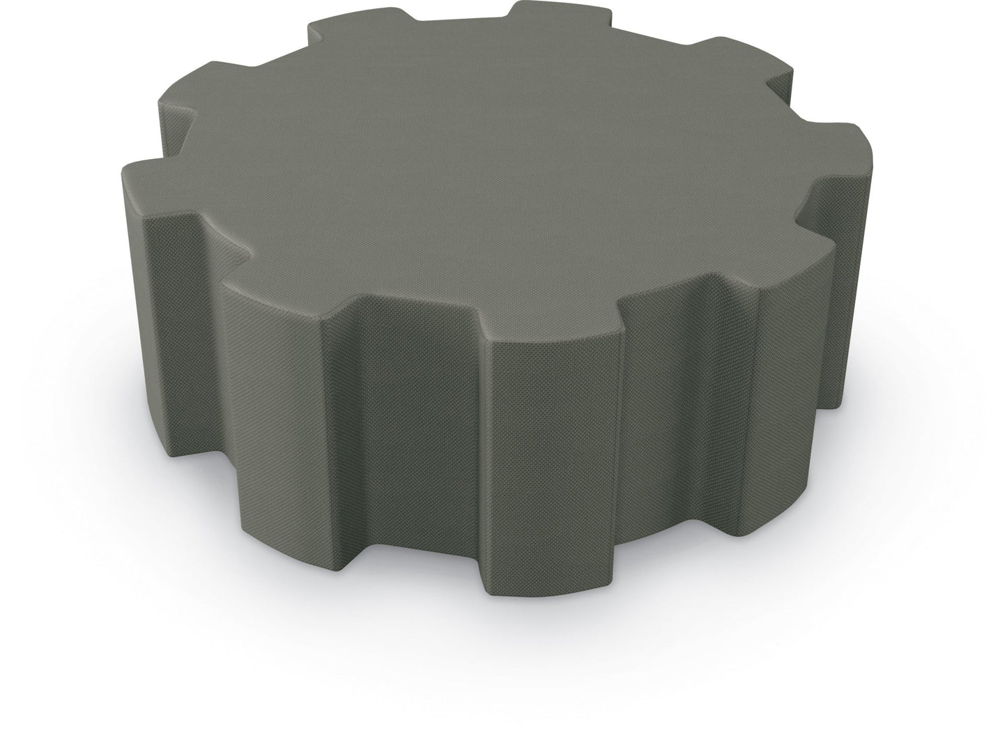 Tinker All Foam Soft Seating, Large Weel Shaped Ottoman by MooreCo - SchoolOutlet