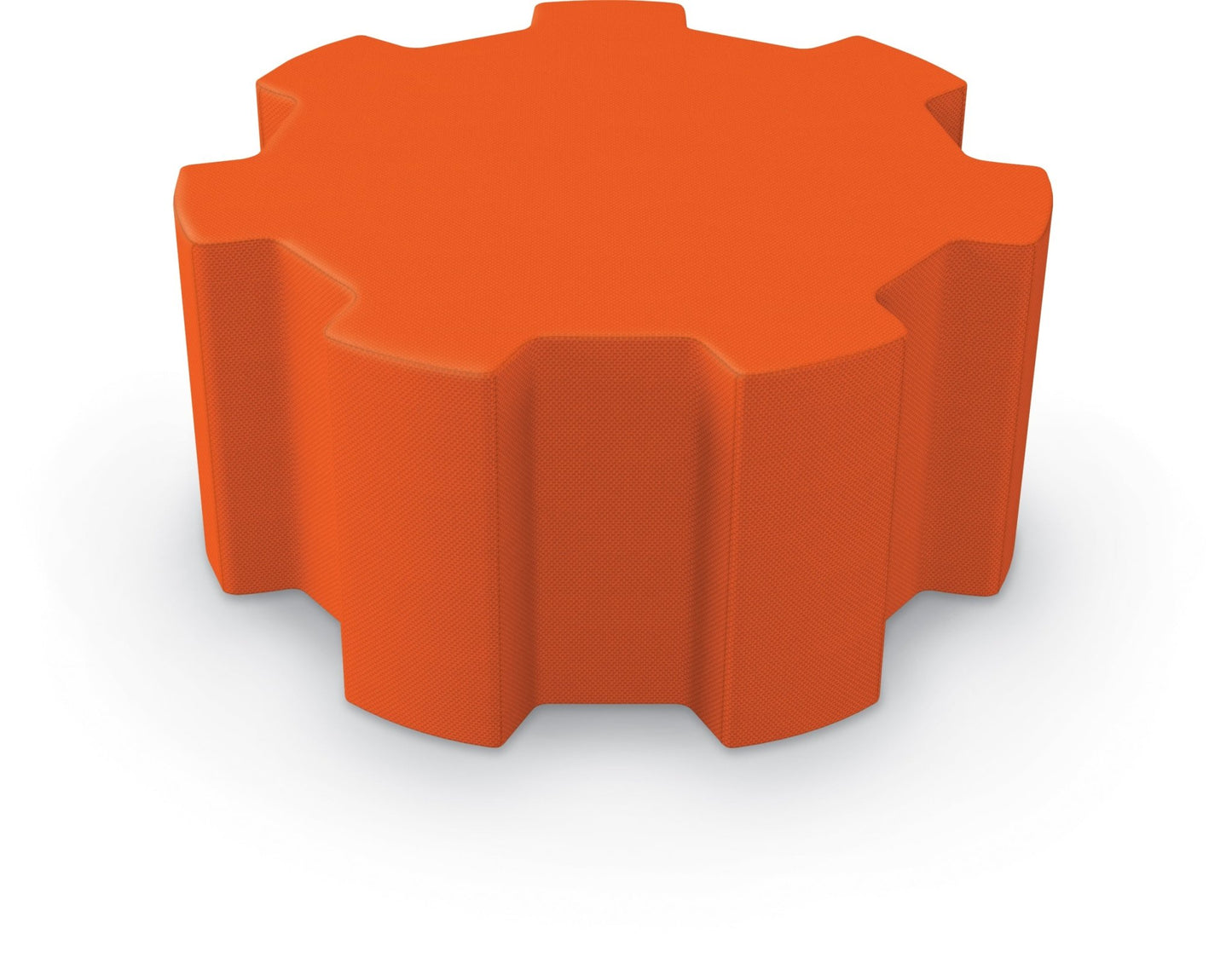 Tinker All Foam Soft Seating, Medium Weel Shaped Ottoman by MooreCo - SchoolOutlet