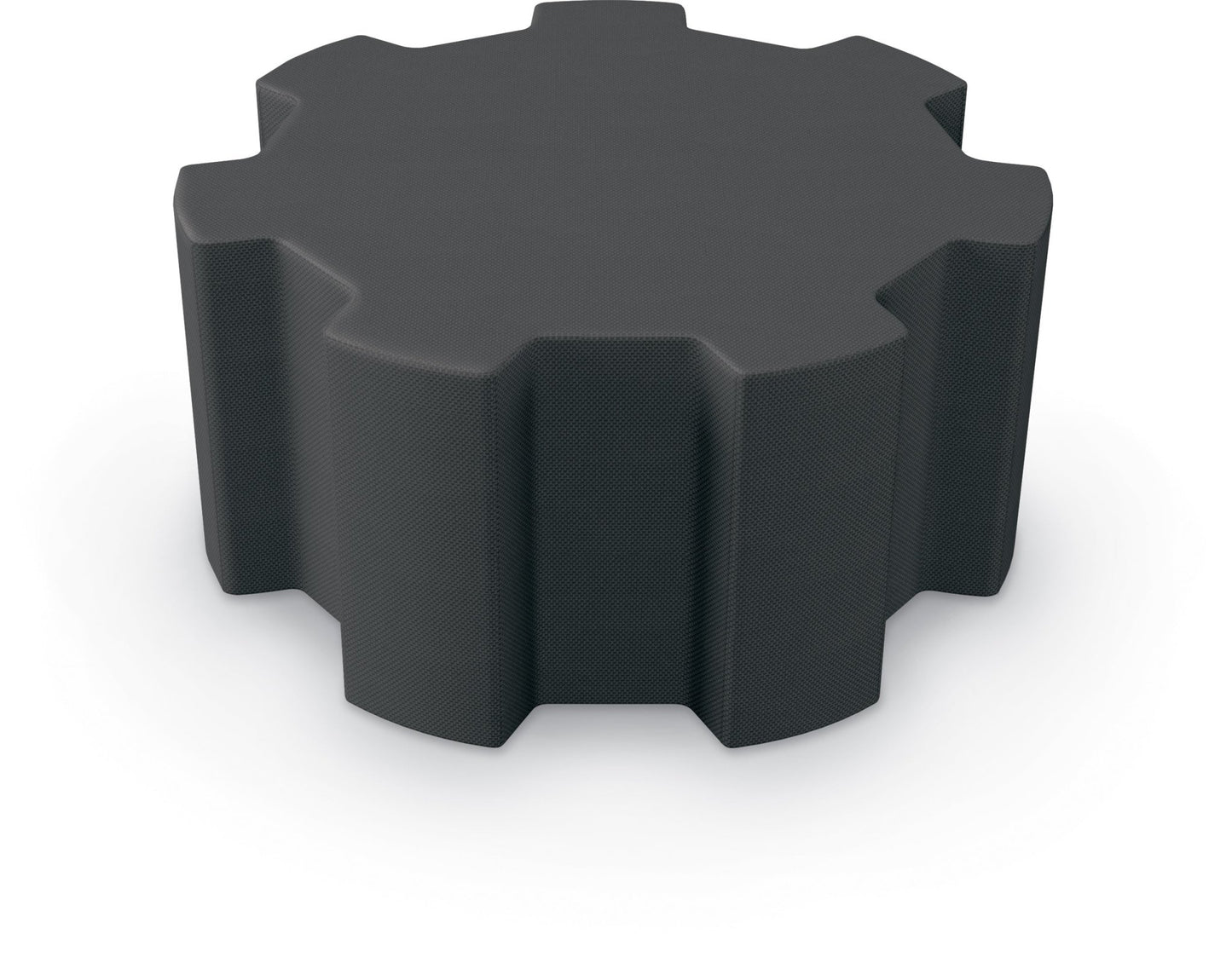 Tinker All Foam Soft Seating, Medium Weel Shaped Ottoman by MooreCo - SchoolOutlet