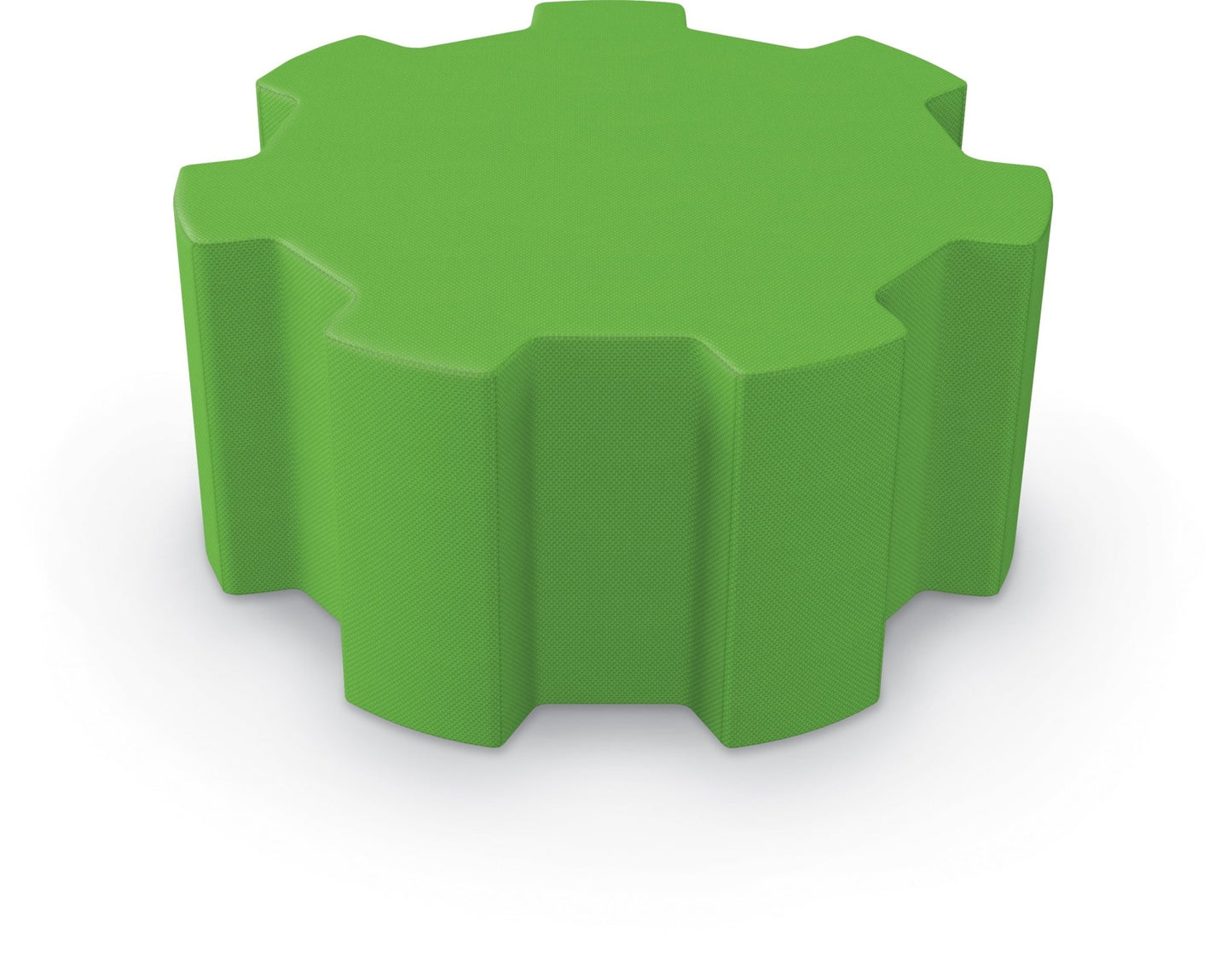 Tinker All Foam Soft Seating, Medium Weel Shaped Ottoman by MooreCo - SchoolOutlet