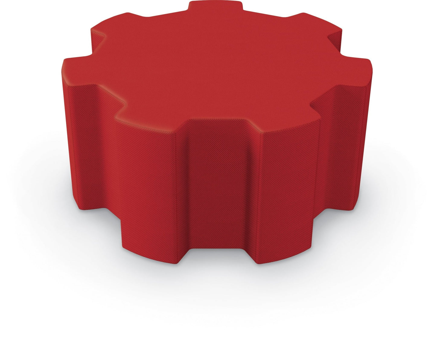 Tinker All Foam Soft Seating, Medium Weel Shaped Ottoman by MooreCo - SchoolOutlet