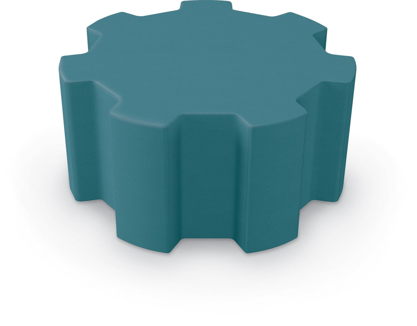 Tinker All Foam Soft Seating, Medium Weel Shaped Ottoman by MooreCo - SchoolOutlet