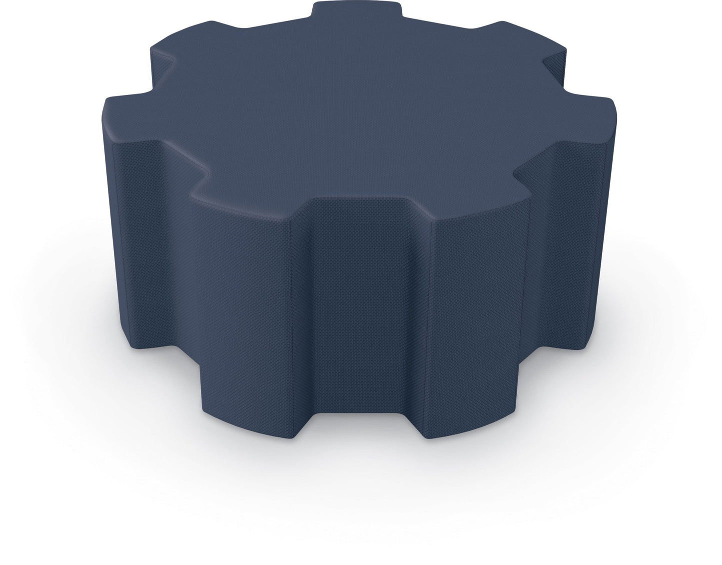 Tinker All Foam Soft Seating, Medium Weel Shaped Ottoman by MooreCo - SchoolOutlet