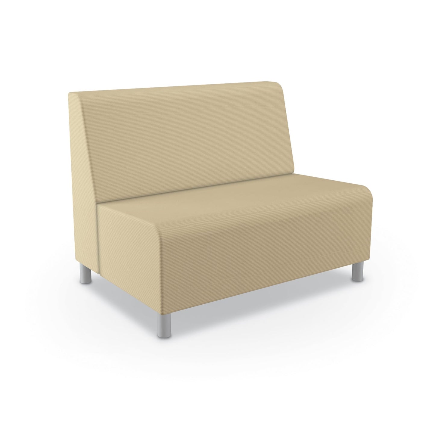 Mooreco Phoeby Outdoor Soft Seating - Loveseat ArmsLess - 18" Seat Height (PBA1N1L) - SchoolOutlet