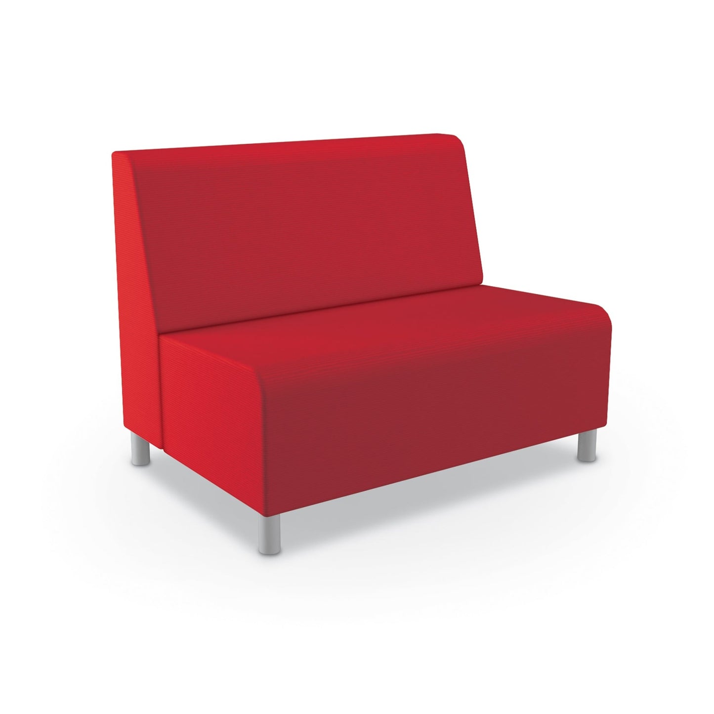 Mooreco Phoeby Outdoor Soft Seating - Loveseat ArmsLess - 18" Seat Height (PBA1N1L) - SchoolOutlet