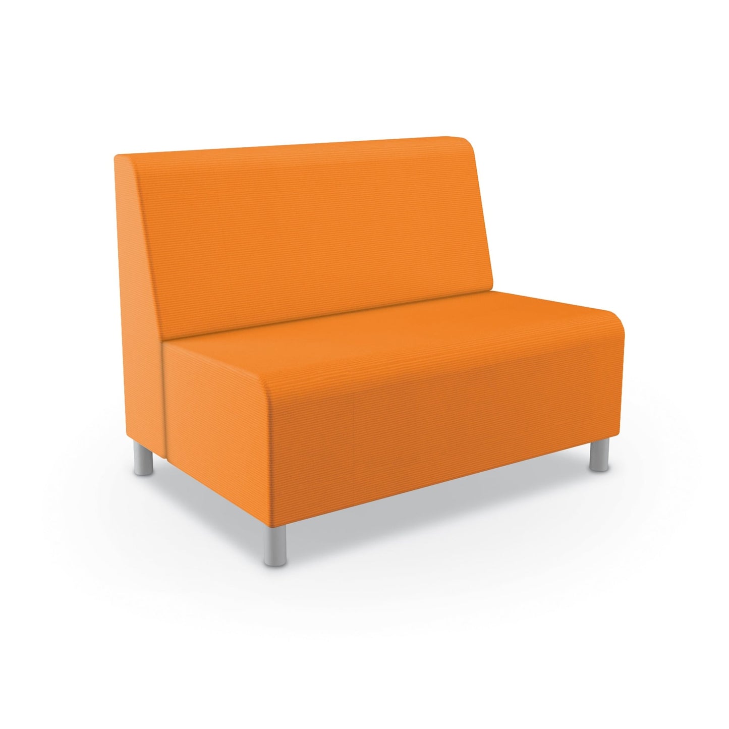 Mooreco Phoeby Outdoor Soft Seating - Loveseat ArmsLess - 18" Seat Height (PBA1N1L) - SchoolOutlet