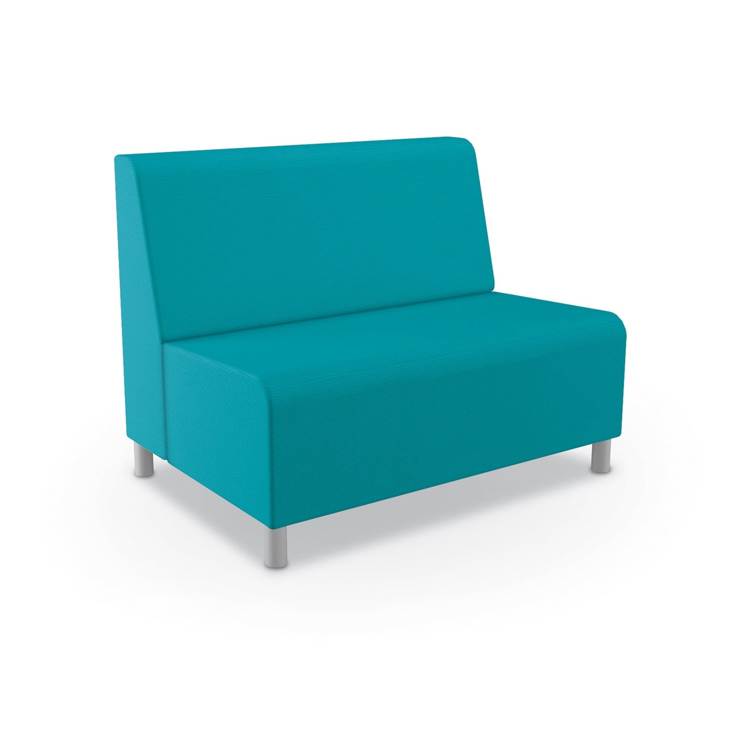 Mooreco Phoeby Outdoor Soft Seating - Loveseat ArmsLess - 18" Seat Height (PBA1N1L) - SchoolOutlet