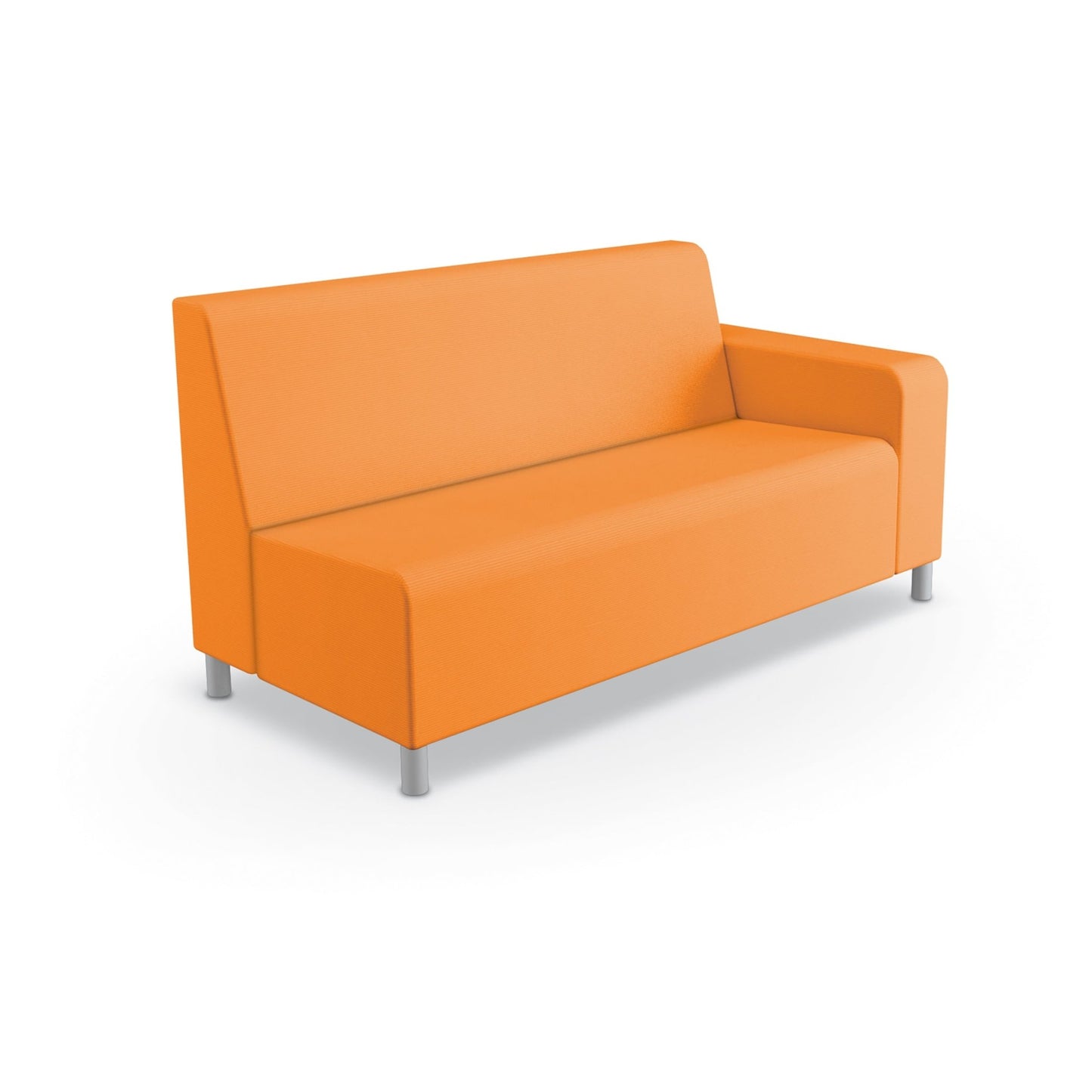 Mooreco Phoeby Outdoor Soft Seating - Sofa Left Arm - 18" Seat Height (PBA2L1L) - SchoolOutlet
