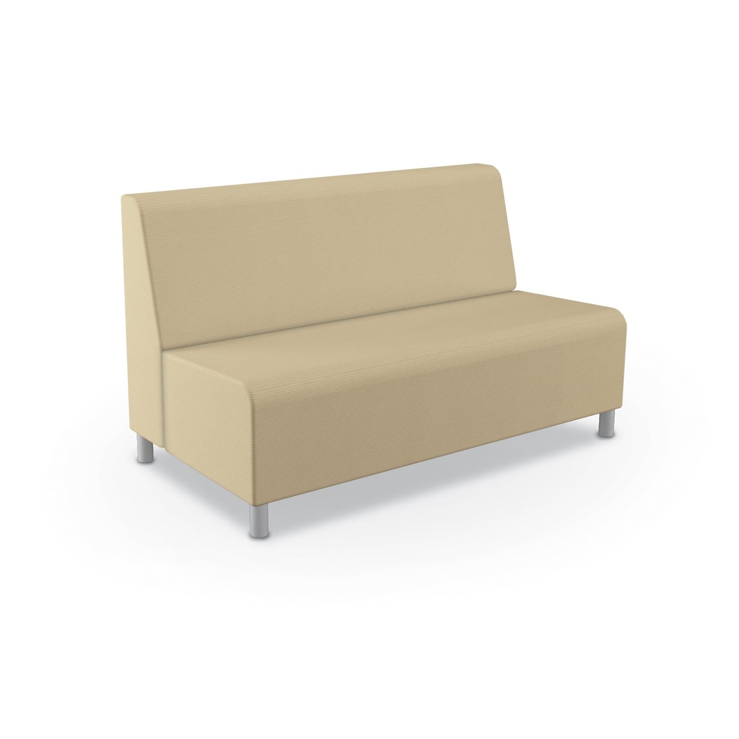 Mooreco Phoeby Outdoor Soft Seating - Sofa No Arms - 18" Seat Height (PBA2N1L) - SchoolOutlet