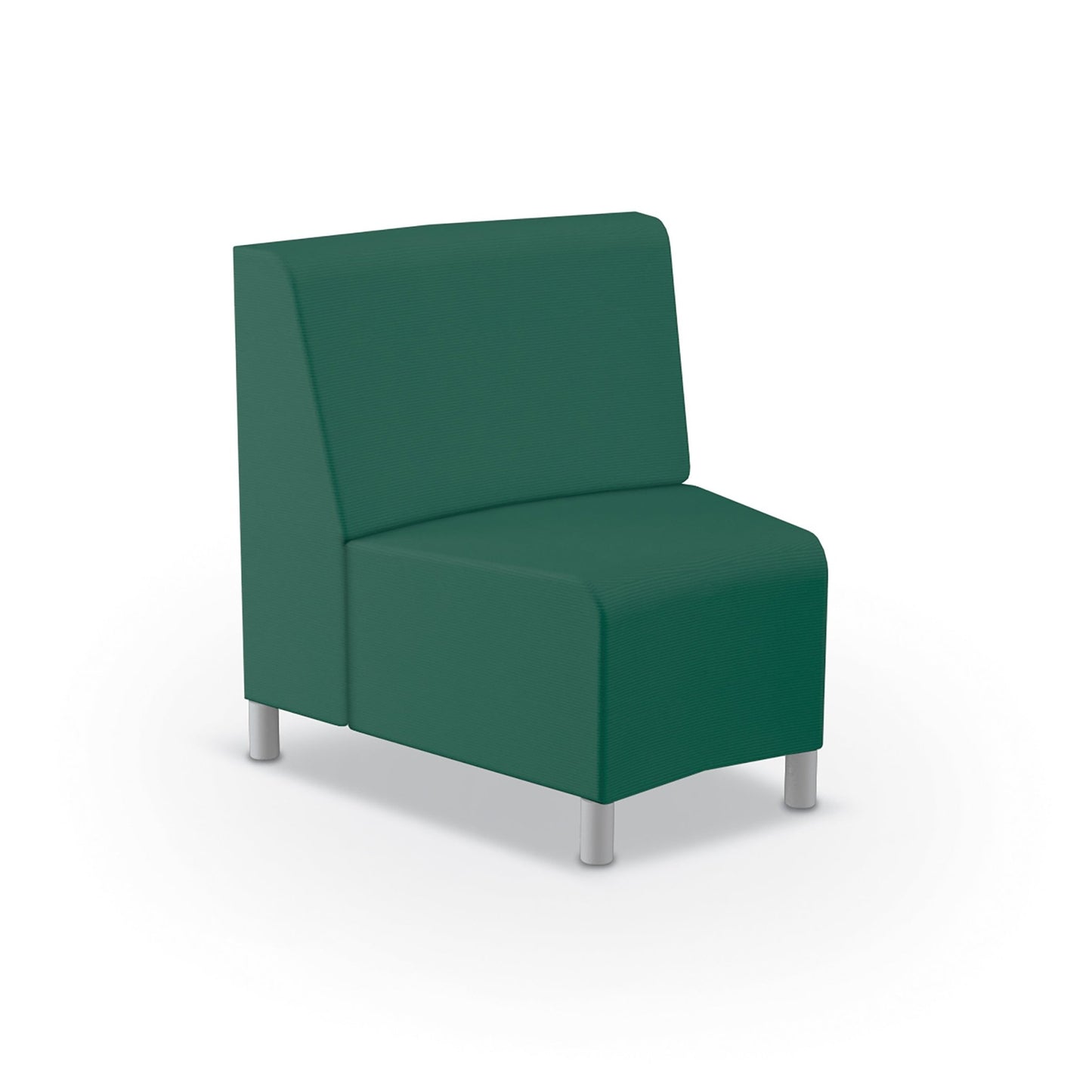 Mooreco Phoeby Outdoor Soft Seating - Inside Curve Chair No Arm - 18" Seat Height (PBA5N1L) - SchoolOutlet