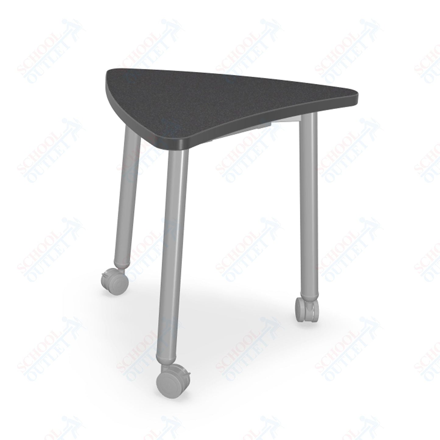 Mooreco Akt Table – Chevron, Laminate Top, 29" Height - SchoolOutlet