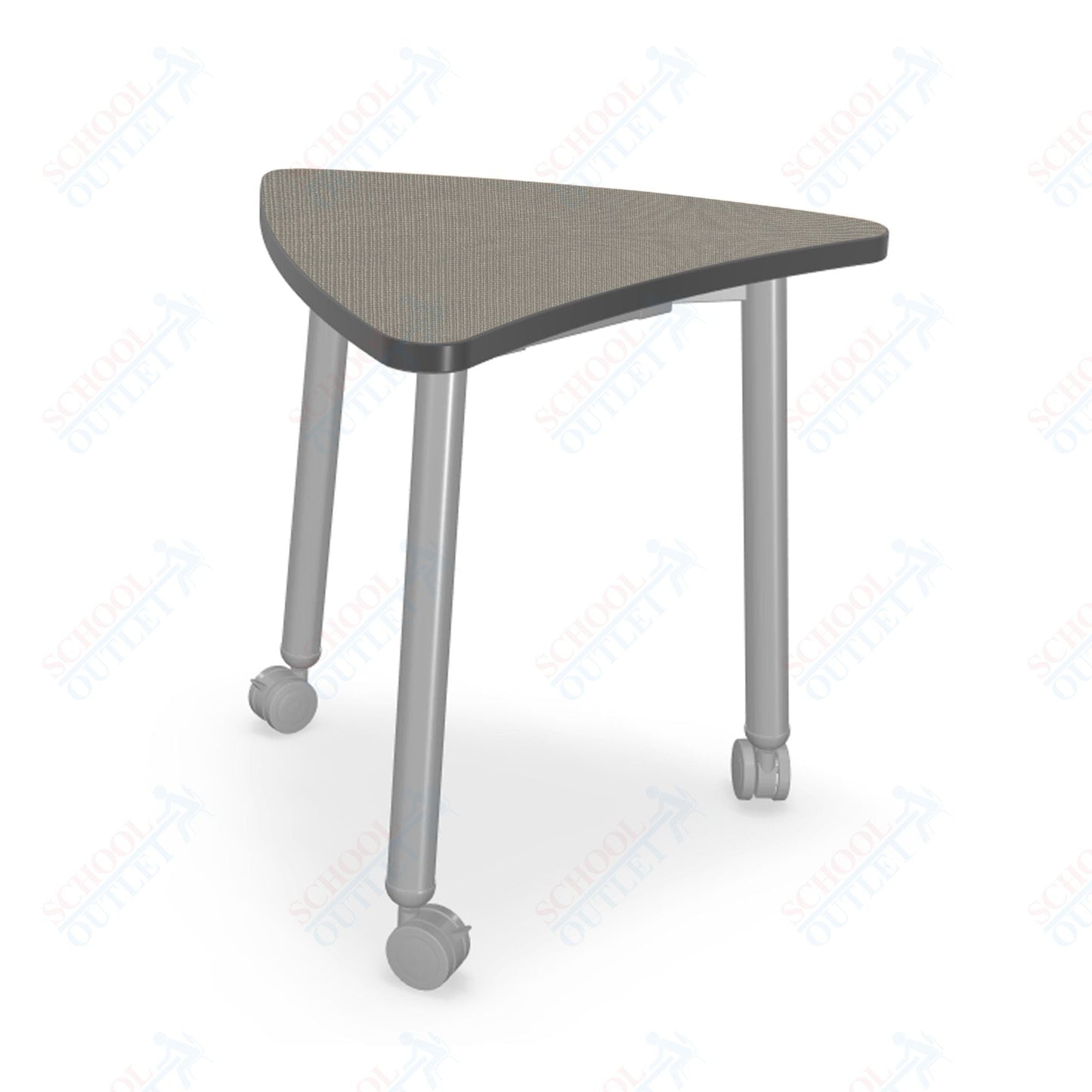 Mooreco Akt Table – Chevron, Laminate Top, 29" Height - SchoolOutlet