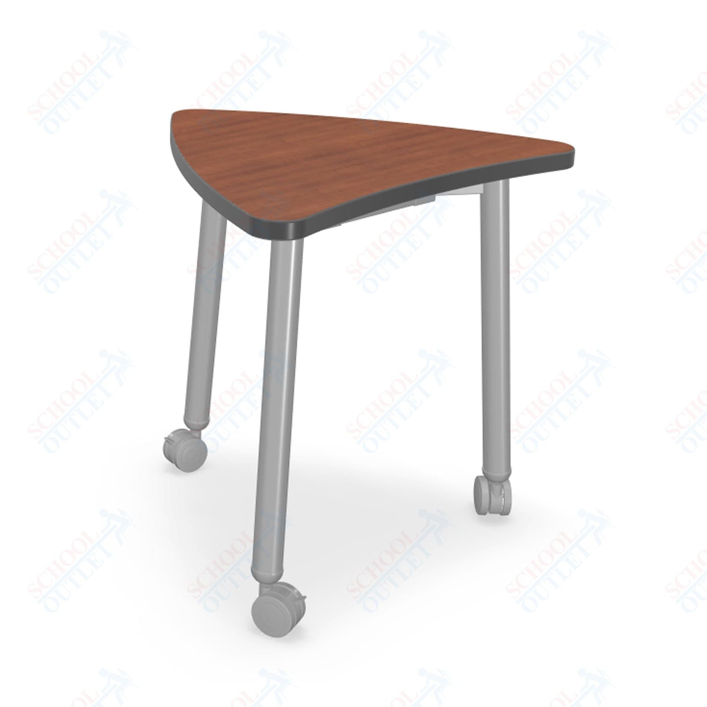 Mooreco Akt Table – Chevron, Laminate Top, 29" Height - SchoolOutlet