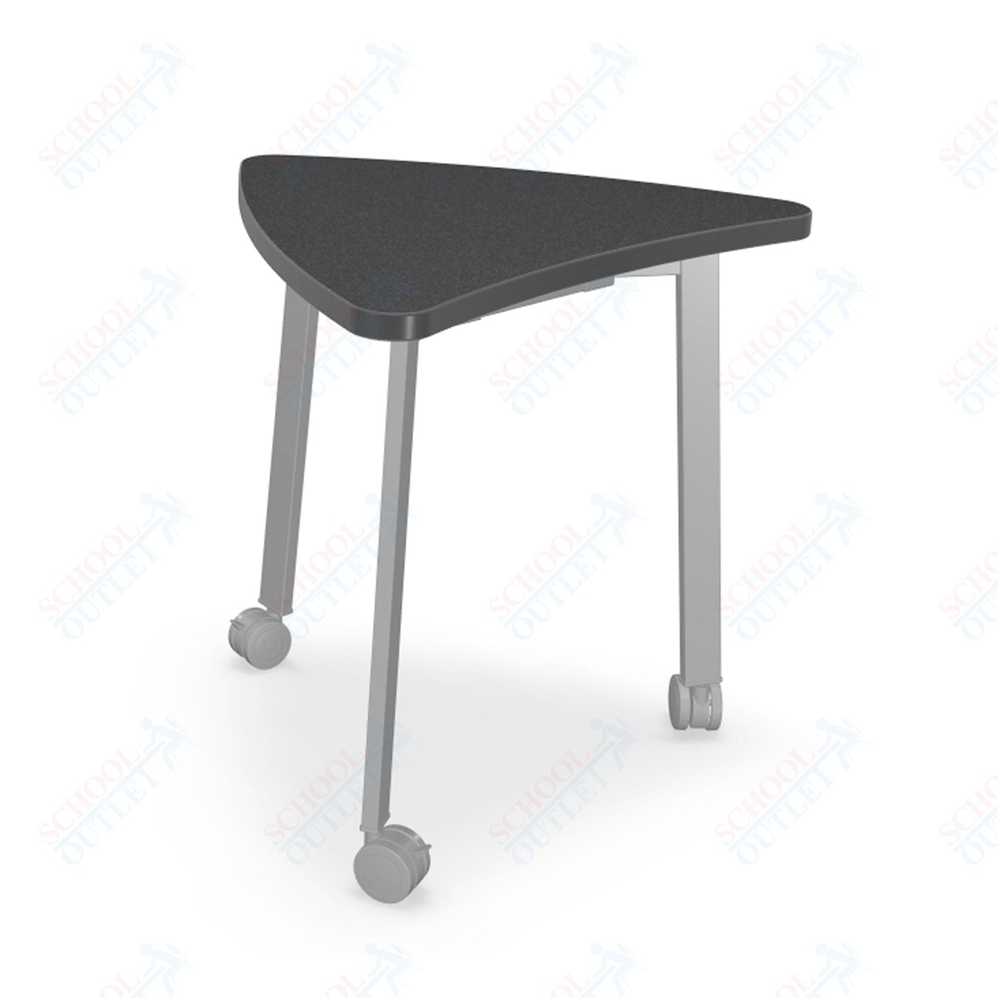 Mooreco Akt Table – Chevron, Laminate Top, 29" Height - SchoolOutlet