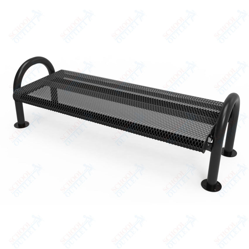 MyTcoat - Outdoor Bench without Back - Surface Mount 4' L (MYT - BMD04 - 60) - SchoolOutlet
