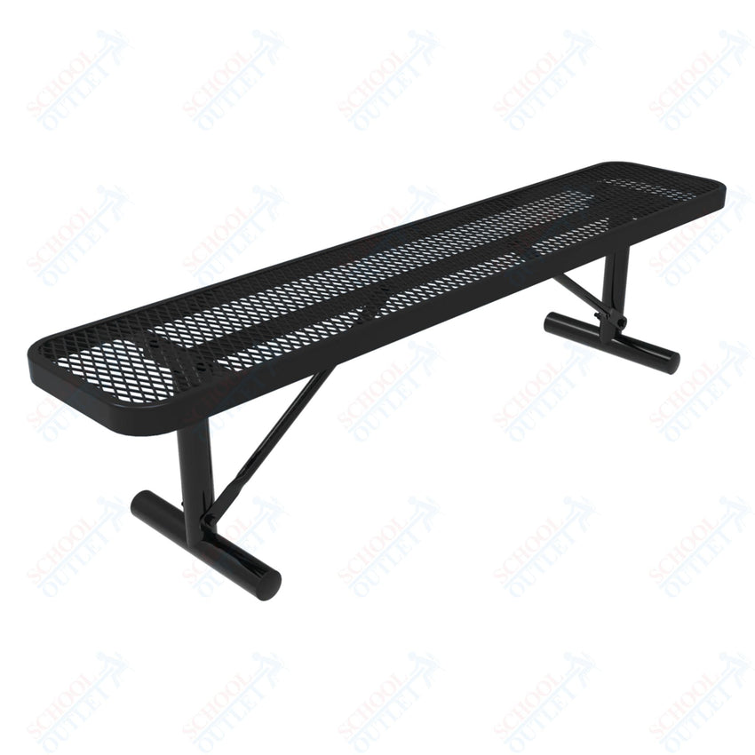 MyTcoat - Player's Outdoor Bench without Back - Surface Mount 4' L (MYT - BPY04 - 35) - SchoolOutlet