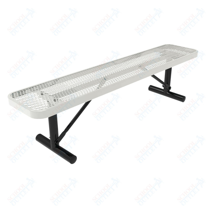 MyTcoat - Player's Outdoor Bench without Back - Surface Mount 4' L (MYT - BPY04 - 35) - SchoolOutlet