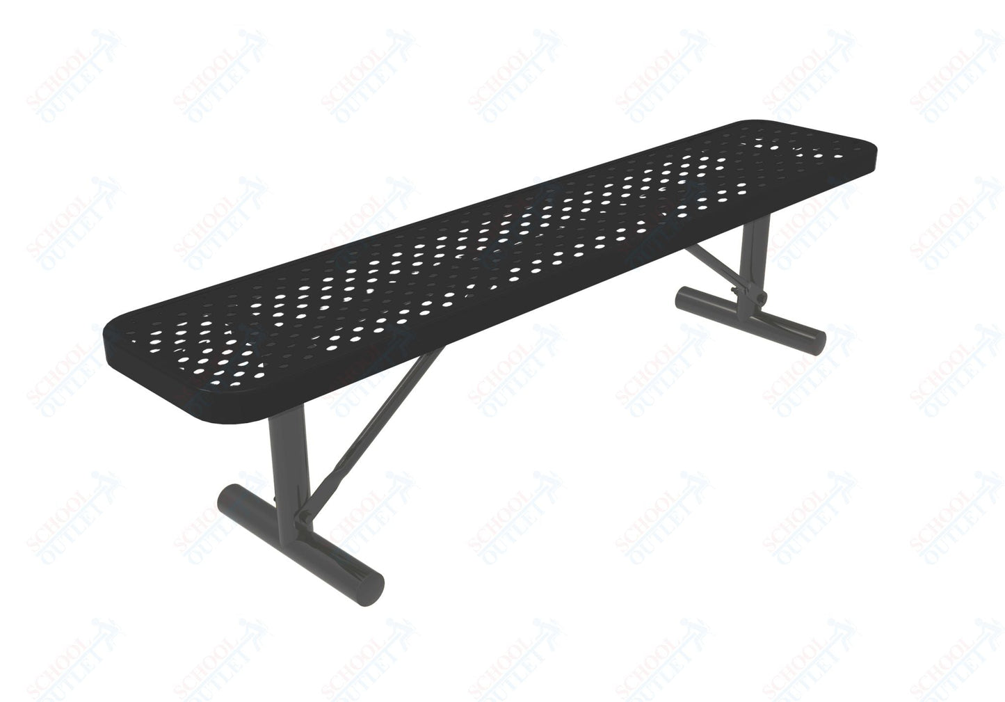 MyTcoat - Player's Outdoor Portable Bench without Back 8' L (MYT - BPY08 - 33) - SchoolOutlet