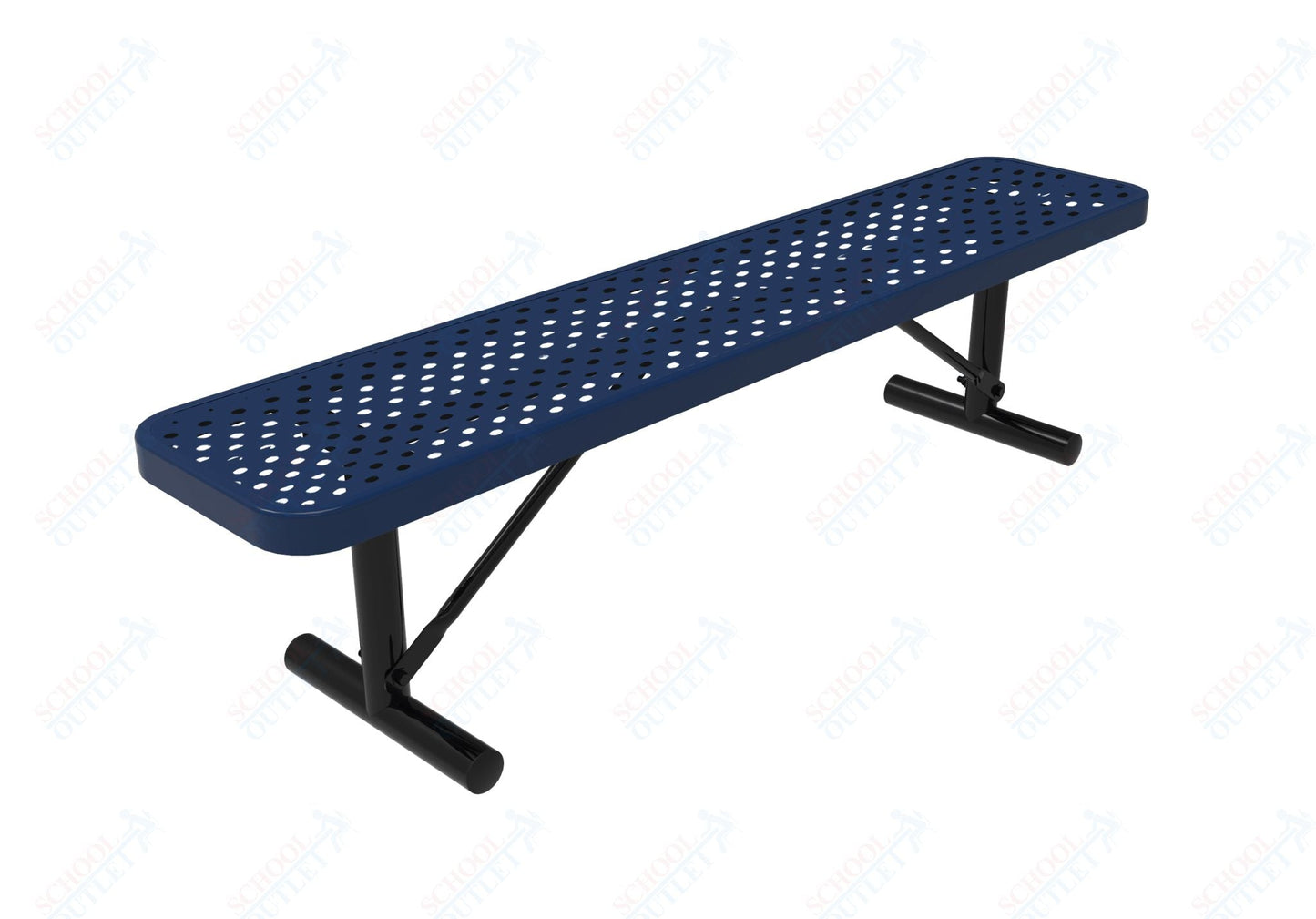 MyTcoat - Player's Outdoor Portable Bench without Back 8' L (MYT - BPY08 - 33) - SchoolOutlet