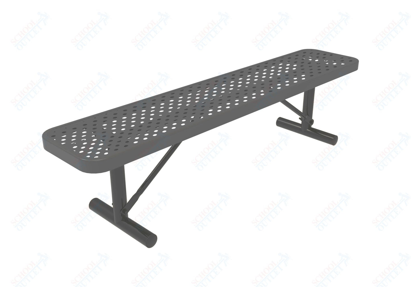 MyTcoat - Player's Outdoor Portable Bench without Back 8' L (MYT - BPY08 - 33) - SchoolOutlet
