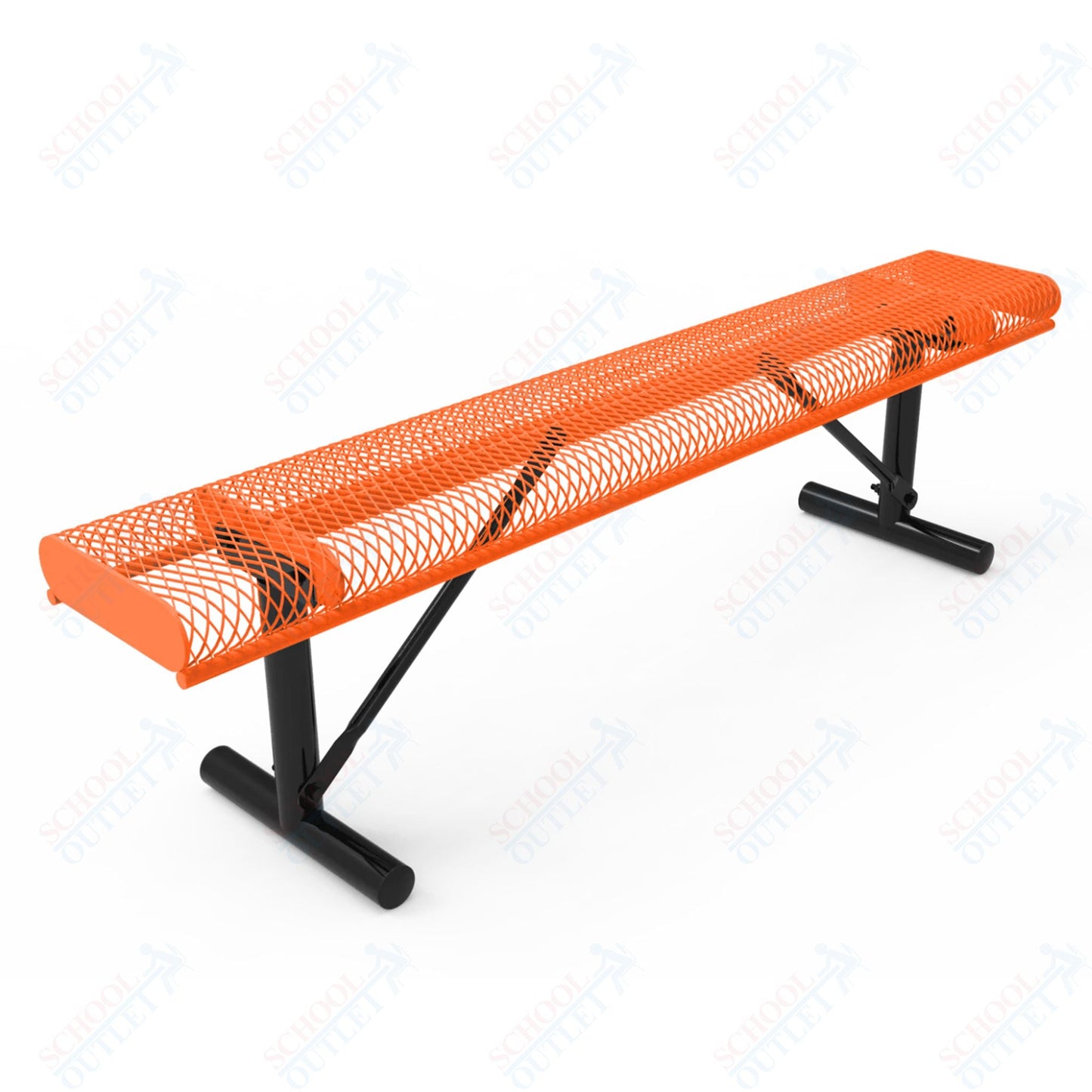 MyTcoat - Rolled Edges Outdoor Portable Bench without Back 4' L (MYT - BRE04 - 21) - SchoolOutlet