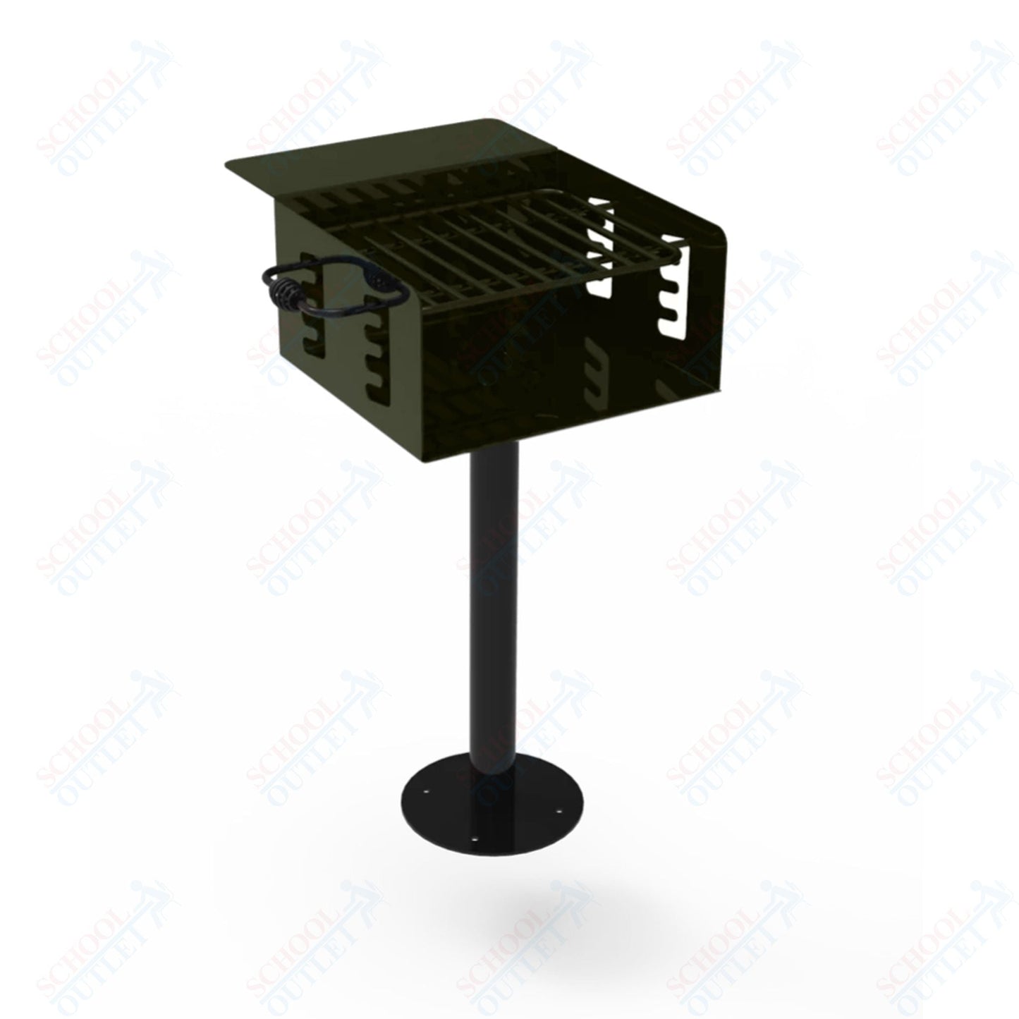MyTcoat - Outdoor Camp Grill - Surface Mount 26” W x 28” L x 40.5” H (MYT - GSQ24 - 46) - SchoolOutlet