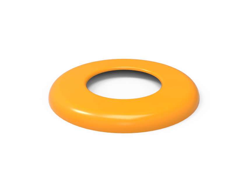 MyTcoat - 32 Gallon Flat Top Lid 24" Diameter (MYT-RFT32-XX) - SchoolOutlet