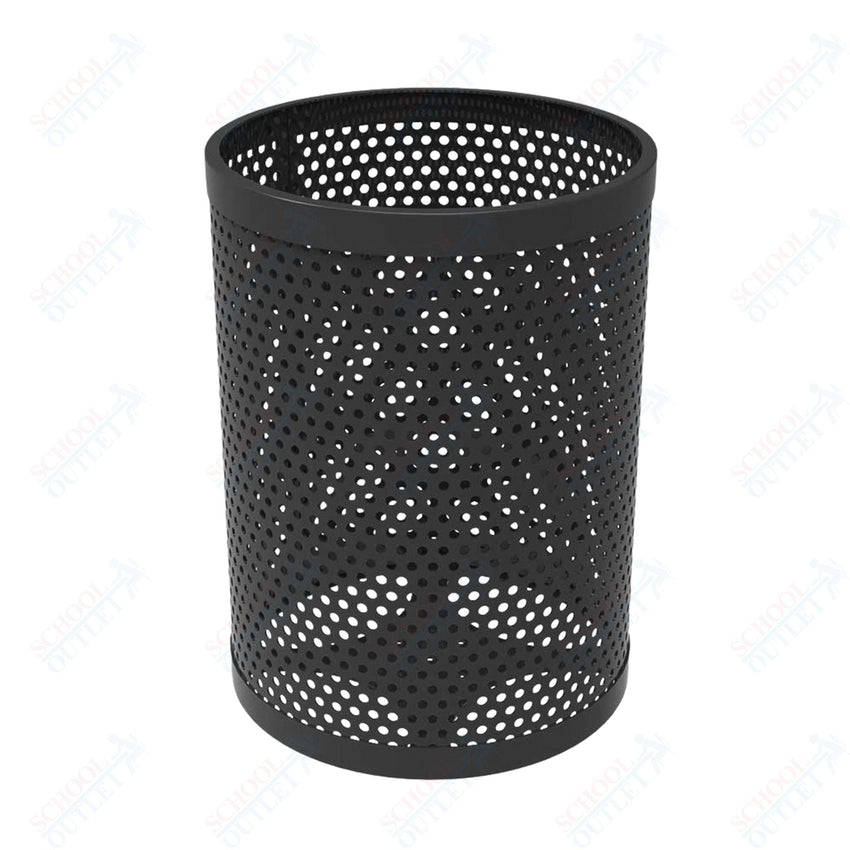 MyTcoat - 55 Gallon Metal Trash Receptacle 26" Diameter x 34" H (MYT - RRD55) - SchoolOutlet