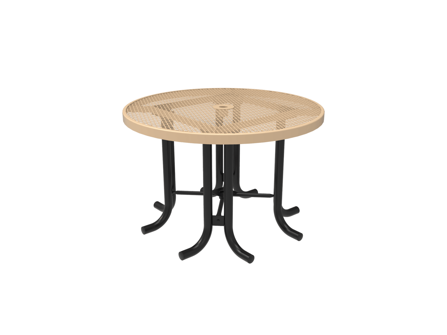 MyTcoat 46" Round Patio Picnic Table - No Seats - 30"H (MYT-TPR46-66) - SchoolOutlet