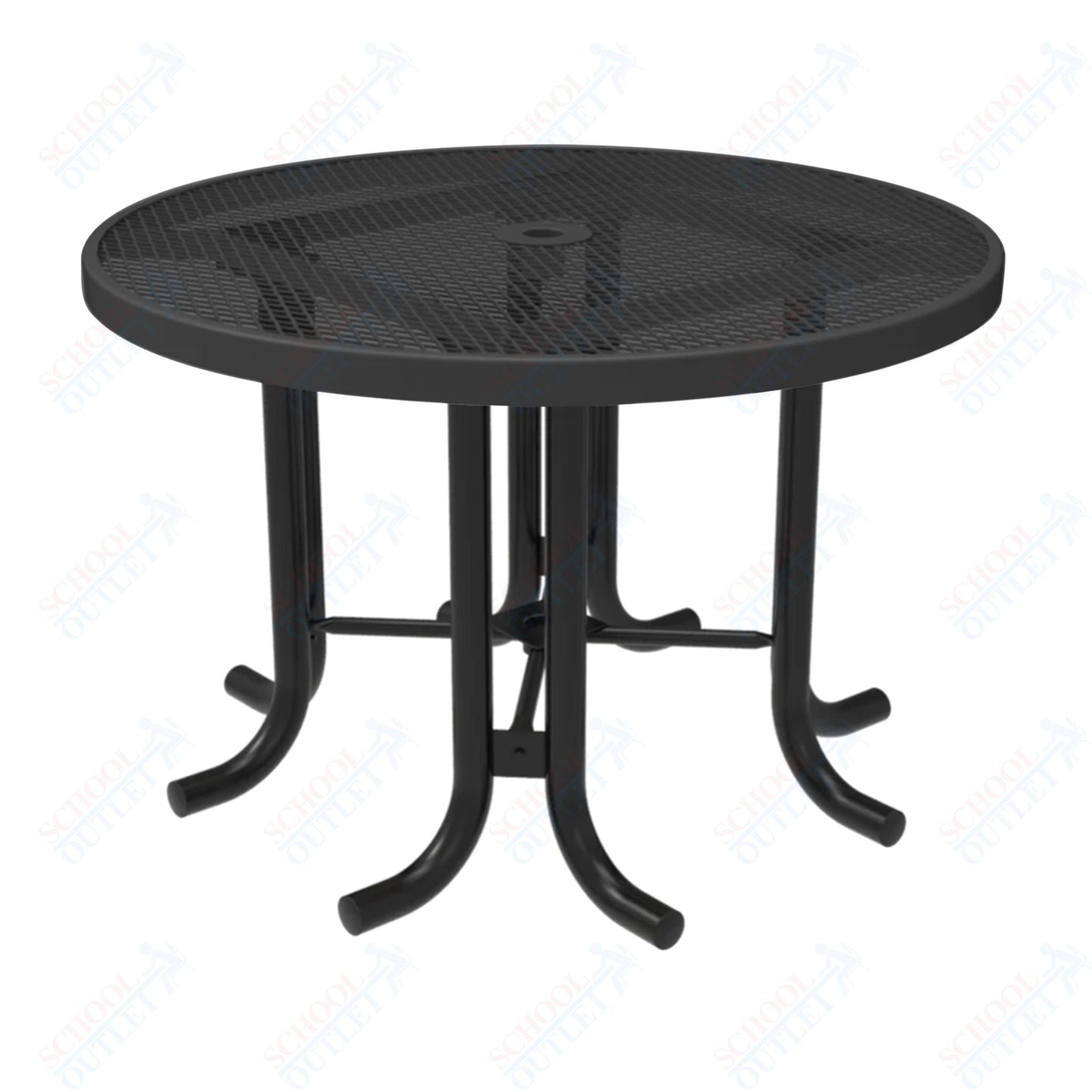 MyTcoat 46" Round Patio Picnic Table - No Seats - 30"H (MYT - TPR46 - 66) - SchoolOutlet