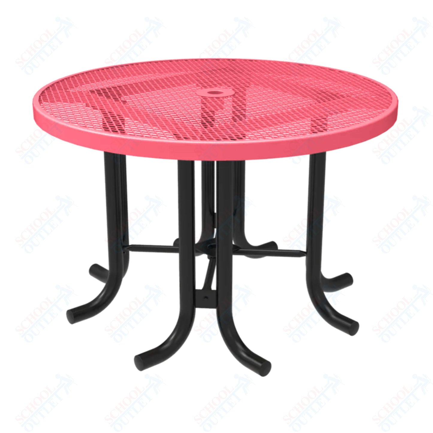 MyTcoat 46" Round Patio Picnic Table - No Seats - 30"H (MYT - TPR46 - 66) - SchoolOutlet