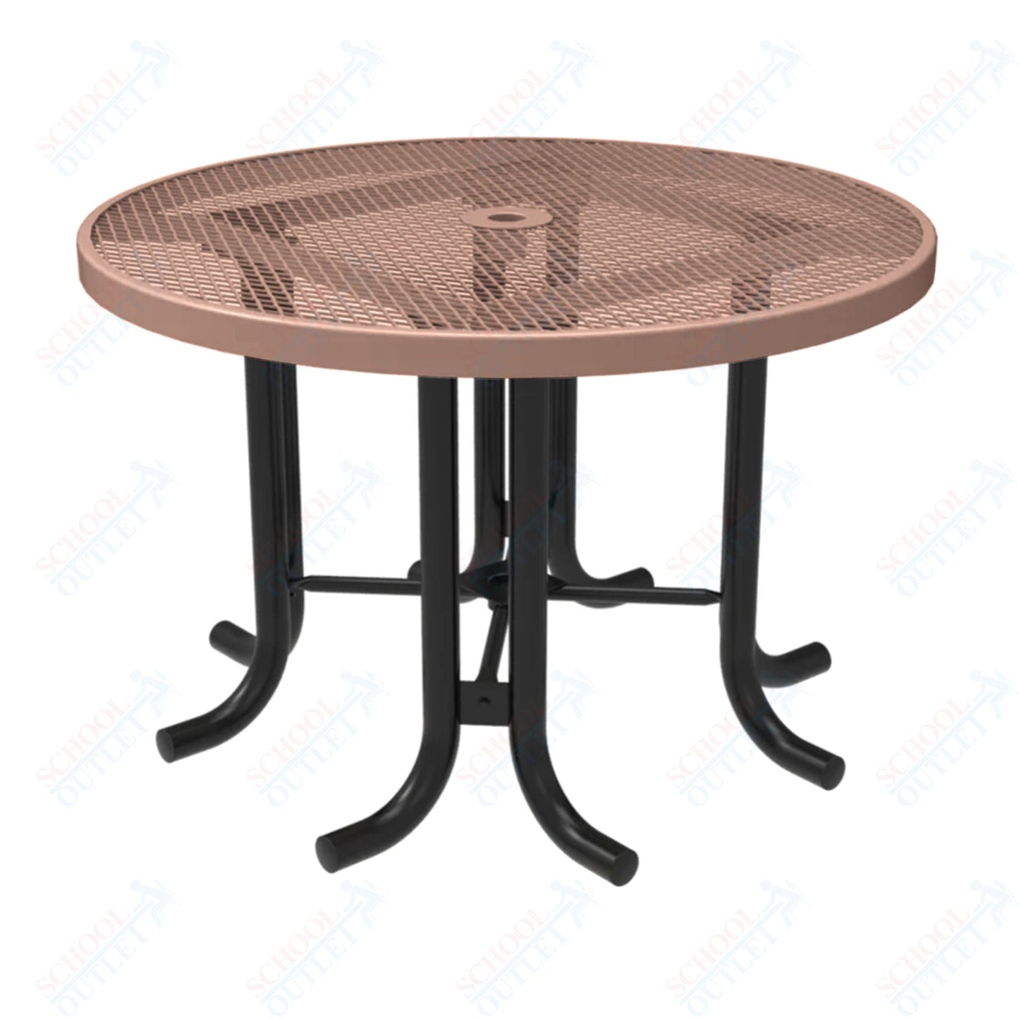 MyTcoat 46" Round Patio Picnic Table - No Seats - 30"H (MYT - TPR46 - 66) - SchoolOutlet