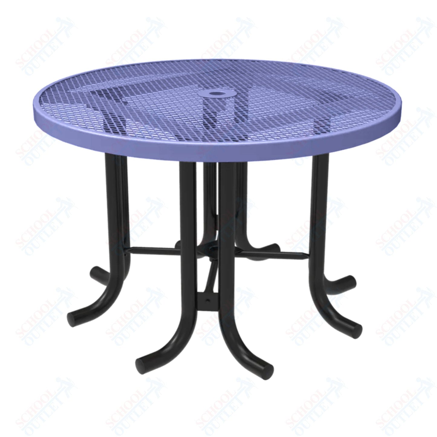 MyTcoat 46" Round Patio Picnic Table - No Seats - 30"H (MYT - TPR46 - 66) - SchoolOutlet