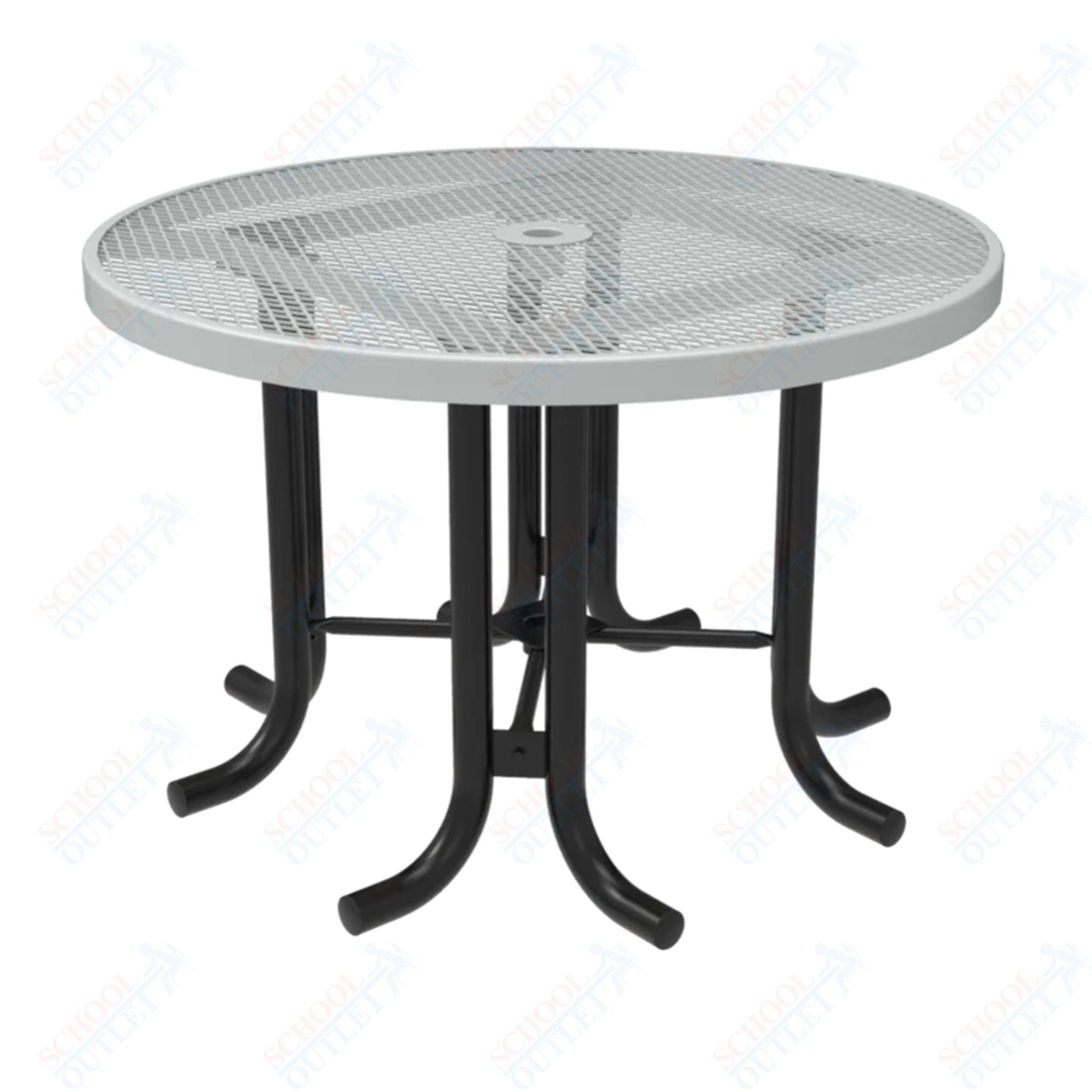 MyTcoat 46" Round Patio Picnic Table - No Seats - 30"H (MYT - TPR46 - 66) - SchoolOutlet