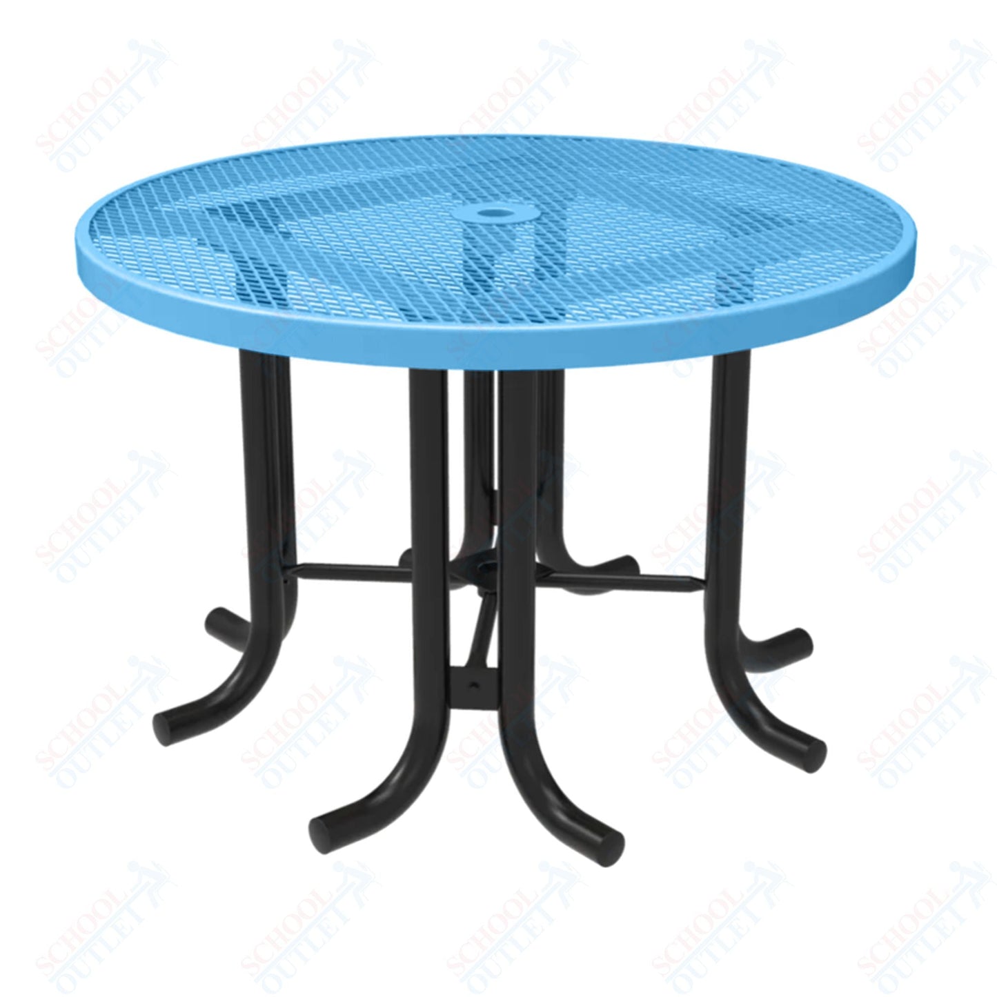 MyTcoat 46" Round Patio Picnic Table - No Seats - 30"H (MYT - TPR46 - 66) - SchoolOutlet