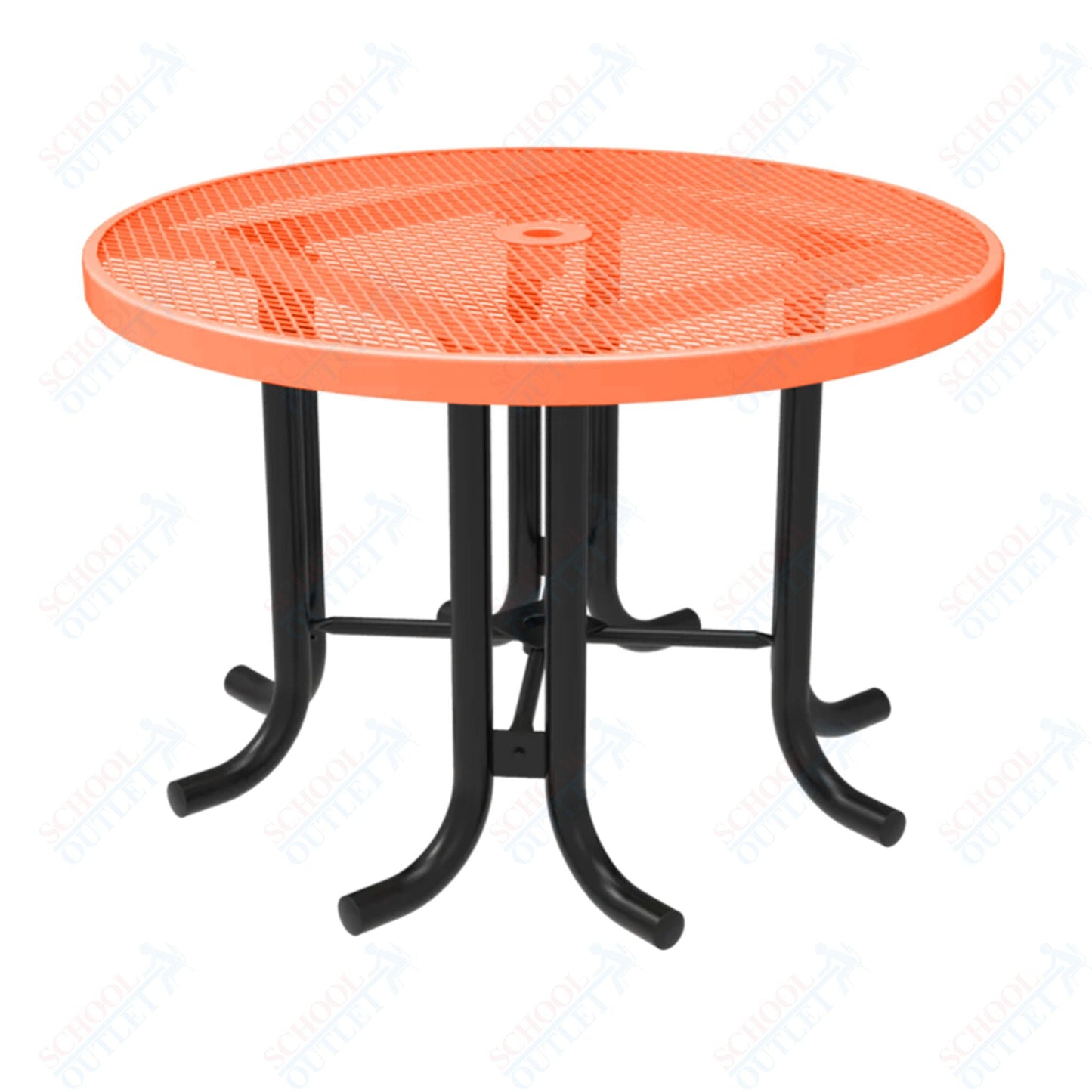 MyTcoat 46" Round Patio Picnic Table - No Seats - 30"H (MYT - TPR46 - 66) - SchoolOutlet
