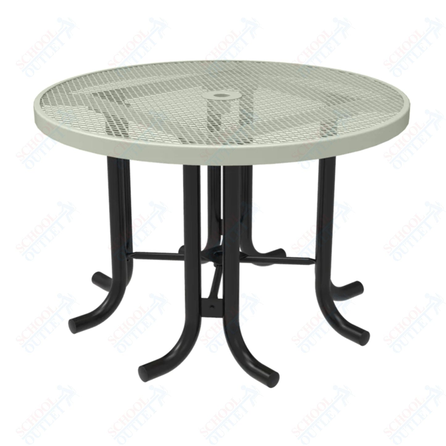 MyTcoat 46" Round Patio Picnic Table - No Seats - 30"H (MYT - TPR46 - 66) - SchoolOutlet