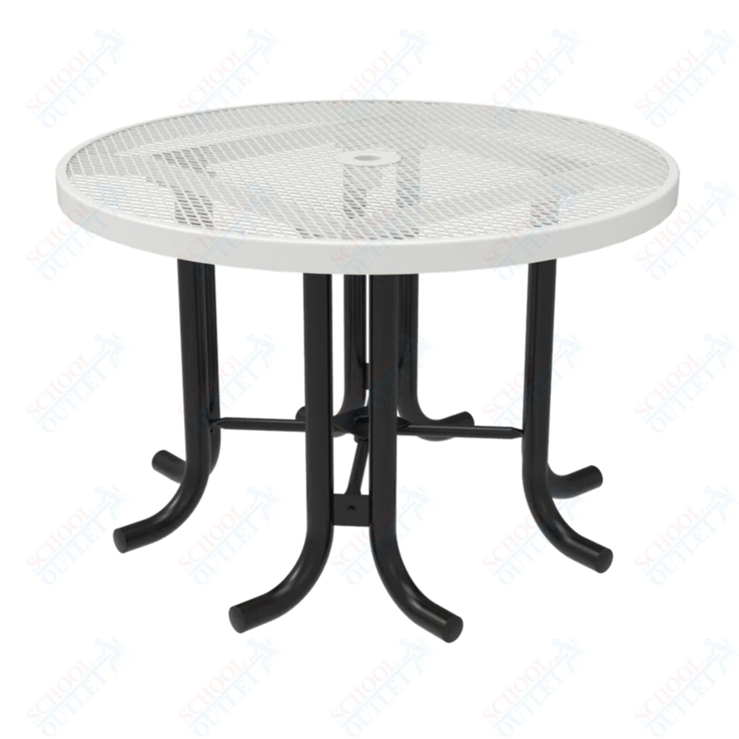 MyTcoat 46" Round Patio Picnic Table - No Seats - 30"H (MYT - TPR46 - 66) - SchoolOutlet