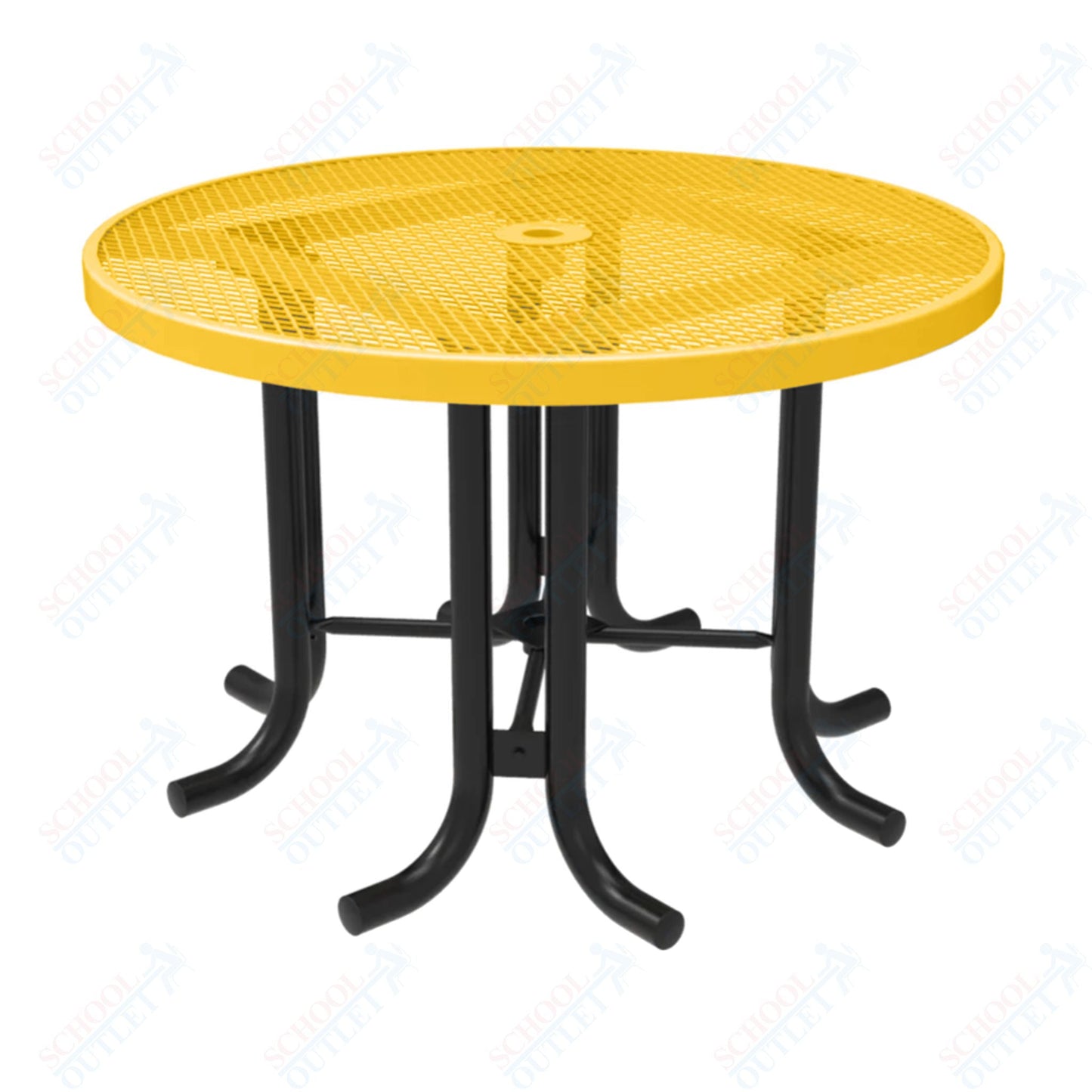 MyTcoat 46" Round Patio Picnic Table - No Seats - 30"H (MYT - TPR46 - 66) - SchoolOutlet
