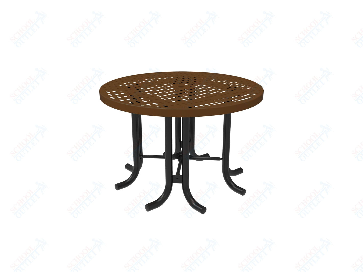 MyTcoat 46" Round Patio Picnic Table - No Seats - 30"H (MYT - TPR46 - 66) - SchoolOutlet