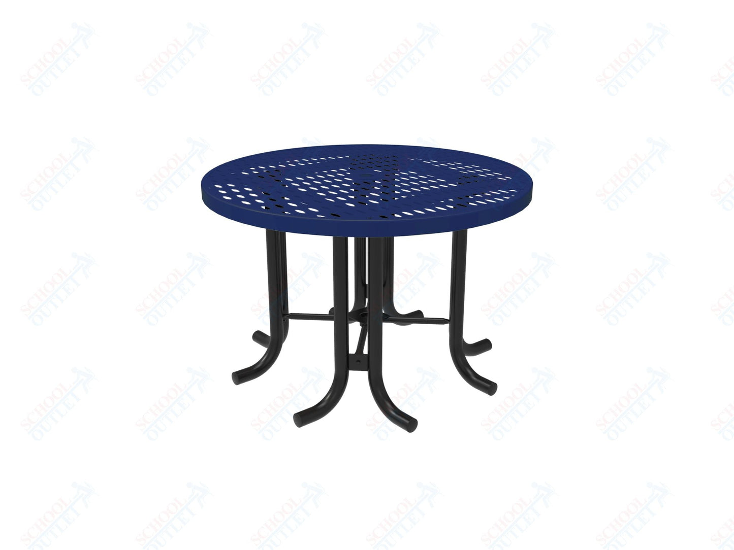MyTcoat 46" Round Patio Picnic Table - No Seats - 30"H (MYT - TPR46 - 66) - SchoolOutlet