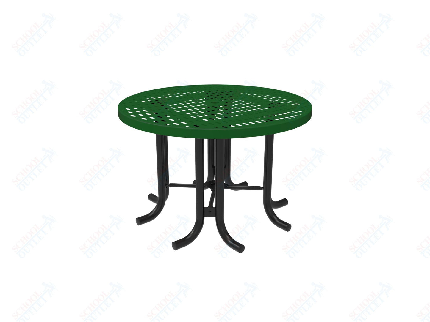MyTcoat 46" Round Patio Picnic Table - No Seats - 30"H (MYT - TPR46 - 66) - SchoolOutlet