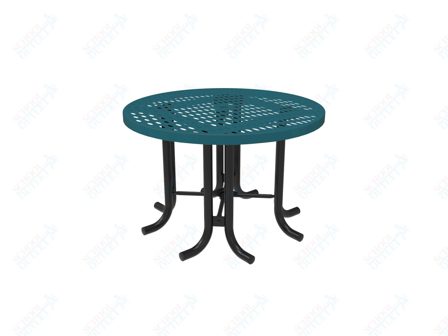 MyTcoat 46" Round Patio Picnic Table - No Seats - 30"H (MYT - TPR46 - 66) - SchoolOutlet