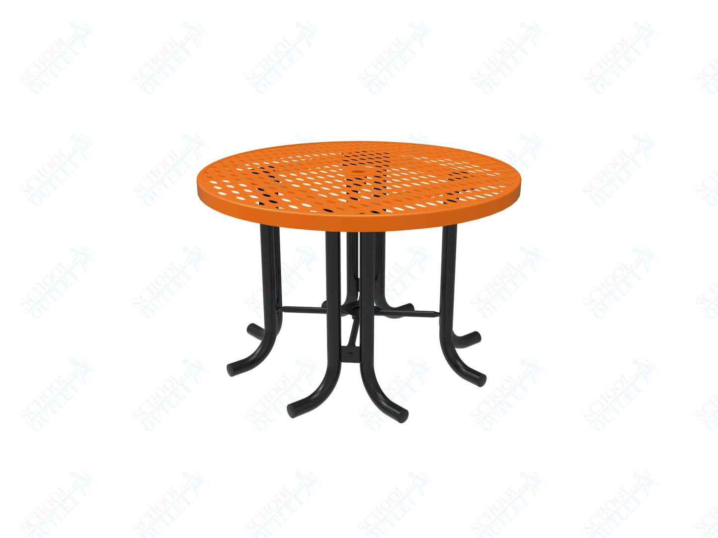 MyTcoat 46" Round Patio Picnic Table - No Seats - 30"H (MYT - TPR46 - 66) - SchoolOutlet