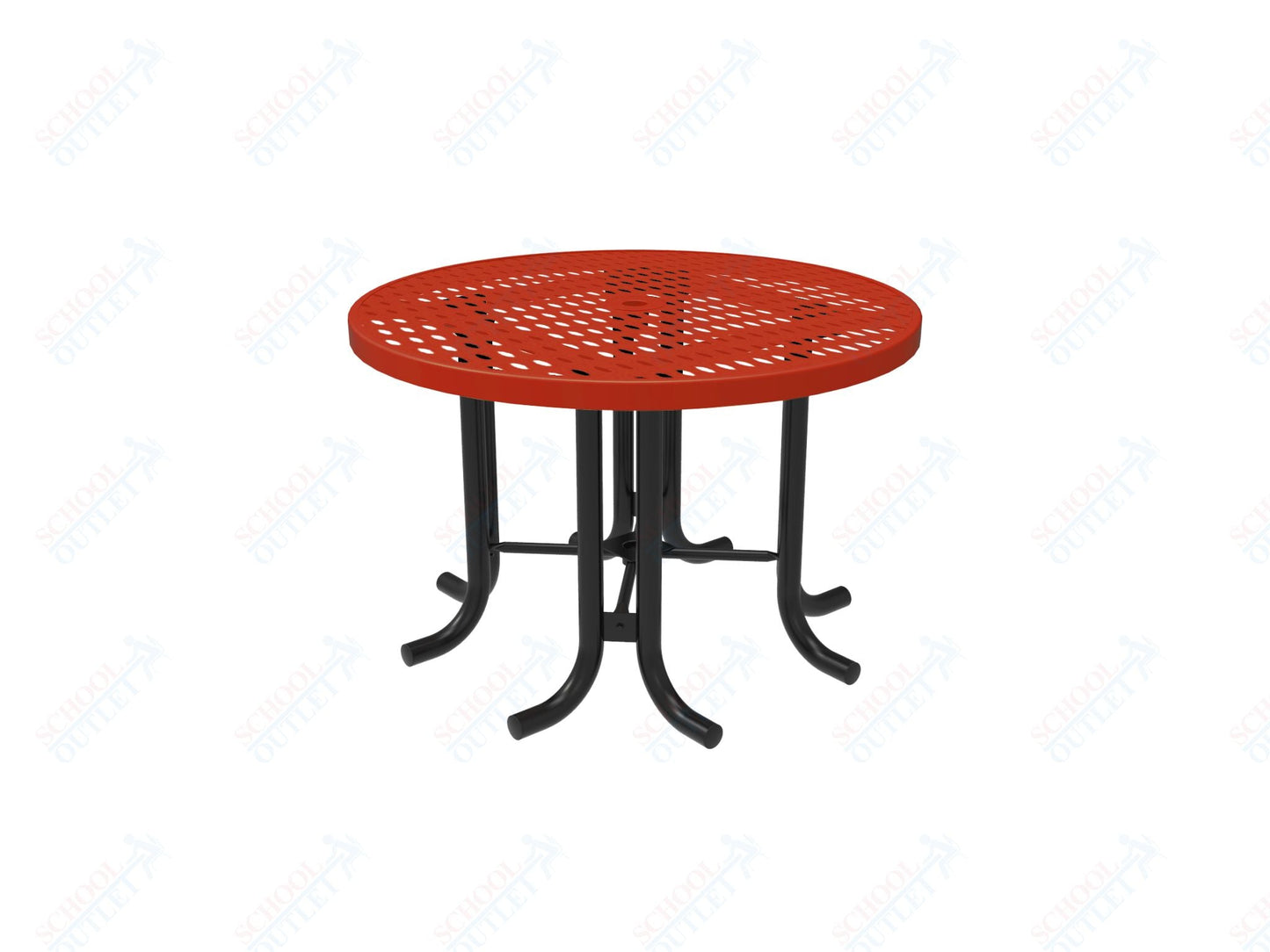 MyTcoat 46" Round Patio Picnic Table - No Seats - 30"H (MYT - TPR46 - 66) - SchoolOutlet