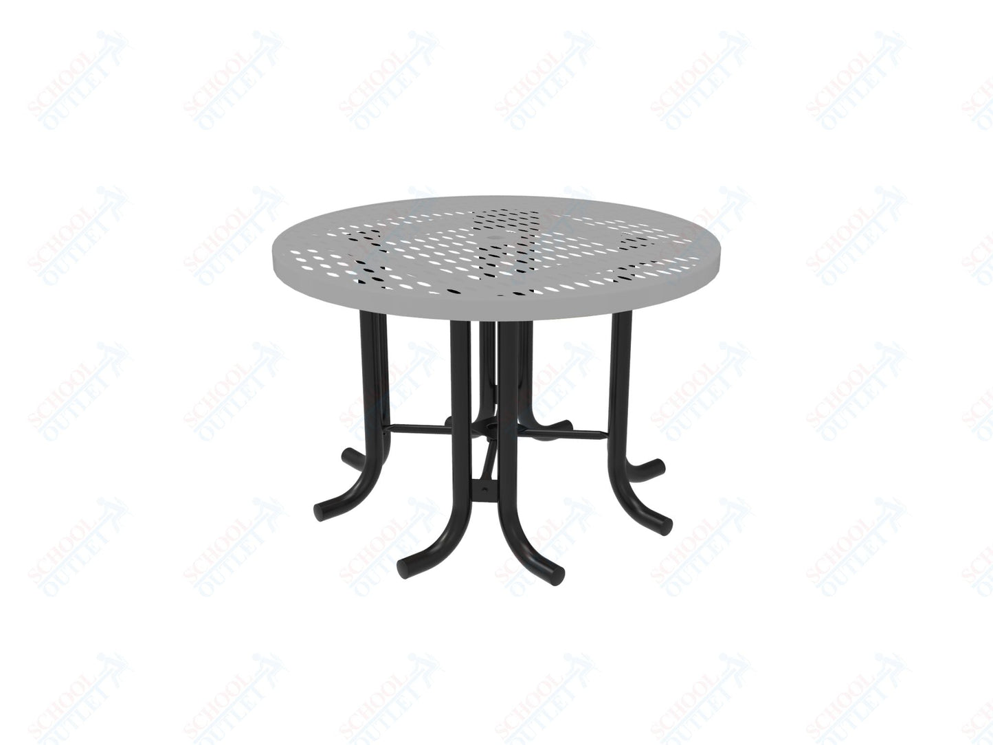 MyTcoat 46" Round Patio Picnic Table - No Seats - 30"H (MYT - TPR46 - 66) - SchoolOutlet