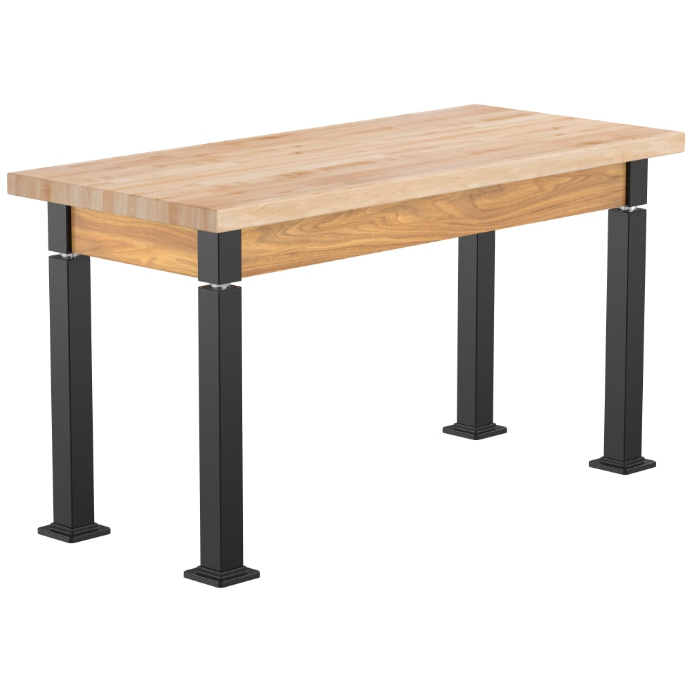 National Public Seating Heavy Duty Table with Aero - Lift Legs Wood Frame 24"W x 54"L x 27 - 42"H (NPS - ALT10 - WA - 2454X) - SchoolOutlet