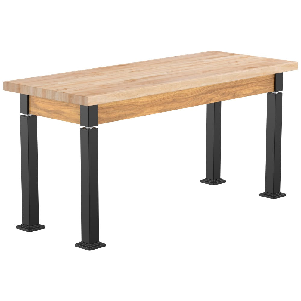 National Public Seating Heavy Duty Table with Aero - Lift Legs Wood Frame 24"W x 60"L x 27 - 42"H (NPS - ALT10 - WA - 2460X) - SchoolOutlet