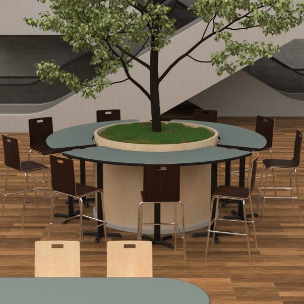 NPS Sleek 24" Cafe Stool Bushwick Bentwood (NPS - BCMXX) - SchoolOutlet