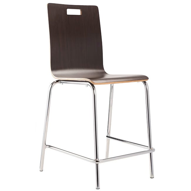 NPS Sleek 24" Cafe Stool Bushwick Bentwood (NPS - BCMXX) - SchoolOutlet